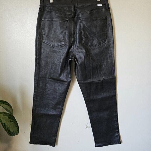 NWT DAZE DENIM DAILY DRIVER IN COATED ASPHALT BLACK PANTS STRETCHY SIZE 31 - Picture 2 of 15